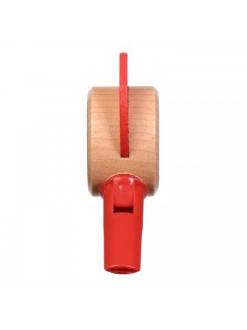 Свисток красный - обучающие деревянные игрушки Lucy&Leo Lucy&Leo - 5