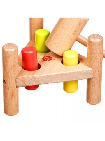 Гвозди-перевёртыши треугольник - обучающие деревянные игрушки Lucy&Leo Lucy&Leo - 4