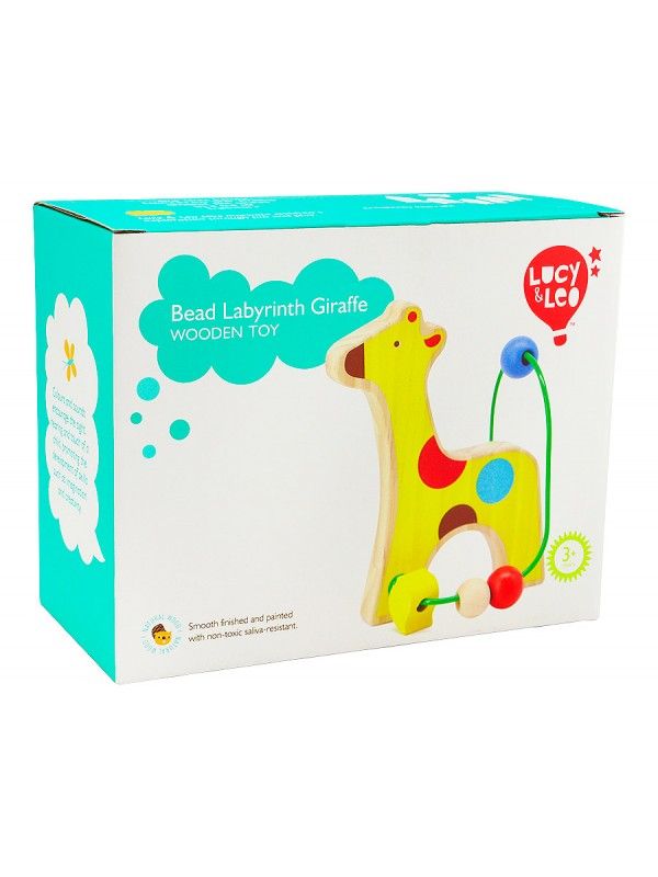 Лабиринт Жираф - обучающие деревянные игрушки Lucy&Leo Lucy&Leo - 3