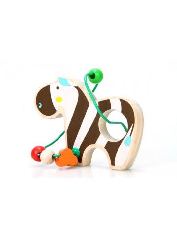 Labyrinth of beads Zebra - educational wood toys Lucy&Leo Lucy&Leo - 3