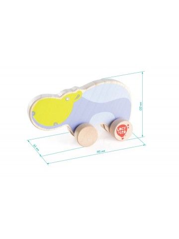 Rolling Hippo - educational wood toys Lucy&Leo Lucy&Leo - 2