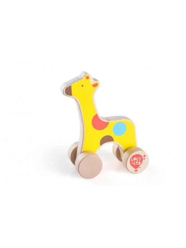 Rolling Giraffe - educational wood toys Lucy&Leo Lucy&Leo - 1