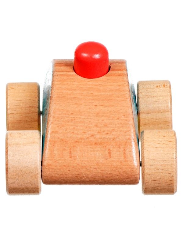 Машинка-пищалка - обучающие деревянные игрушки Lucy&Leo Lucy&Leo - 4